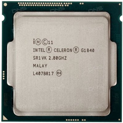 Intel Celeron G1840  2.8GHz Dual Core Haswell (LGA1150, DMI, L3 2MB, 53W, 1050MHz, 22nm) T