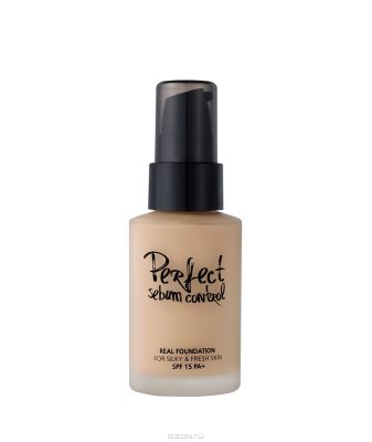 Touch In Sol     "Perfect Sebum Control",  23, Natural Beige, SPF15 PA+, 30 