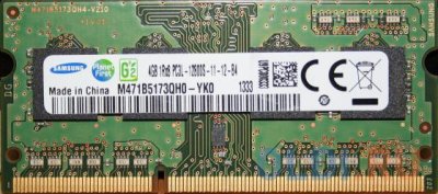   4Gb PC3-12800 1600MHz DDR3 DIMM Samsung Original M378B5173EB0-CK0