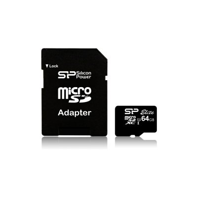   microSDHC 64    SDSilicon Power Class10 Elite UHS-I