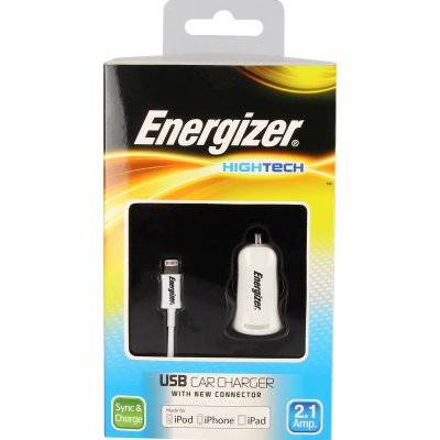 Energizer     iPhone 6/5S/C DC1UHIP5 2.1A USB-Lightning 