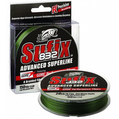  Sufix 832 Braid Lo Vis Green 135  0.10 