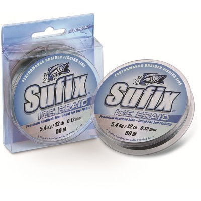  Sufix Ice Braid Steel Gray 50  0.06  6lb