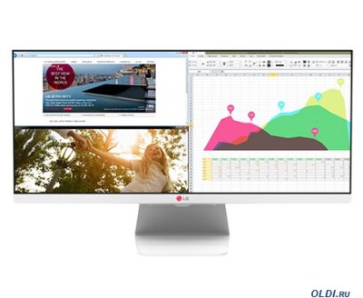  29" LG 29UM65-W gl.White IPS, 2560x1080, 5ms, 300 cd/m2, 1000:1 (DCR 5M:1), DVI-D (HDCP), HD