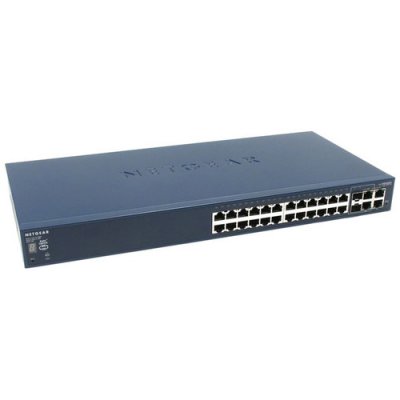  NETGEAR FS728TSEU  Smart-  24FE+2GE+2SFP(Combo) , 