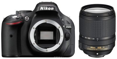  Nikon D5200 kit black 24.1Mpix 18-140VR 3" 1080p SDHC turLCD    EN-EL14