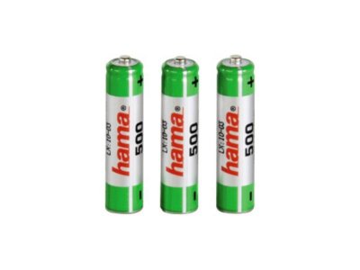  R03/AAA Hama H-40786 Ni- 500mAh 1.2  3 