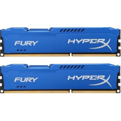  Kingston DDR3 DIMM 8GB (PC3-10600) 1333MHz Kit (2 x 4GB) HX313C9FK2/8 HyperX FURY Blu Series