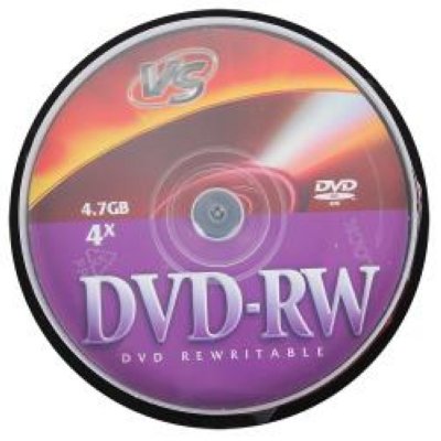  DVD-RW 4,7 GB 4x CakeBox (10 ) VS