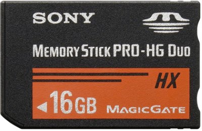   MEMORY STICK PRO-HG DUO HX 16GB SONY (MSHX16BT)