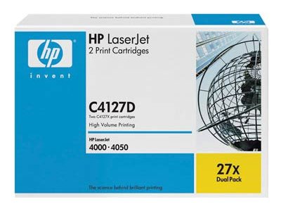 C4127A  2 C4127D  HP 27X (LJ-4000)  2 . .