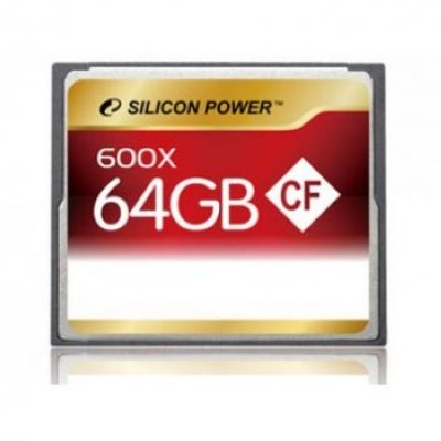   Compact Flash 64Gb Compact Flash Silicon Power 600x (SP064GBCFC600V10)