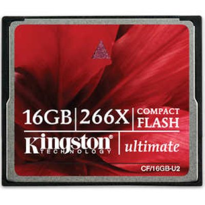   Compact Flash 16Gb 266x Kingston Ultimate, CF/16GB-U2, OEM