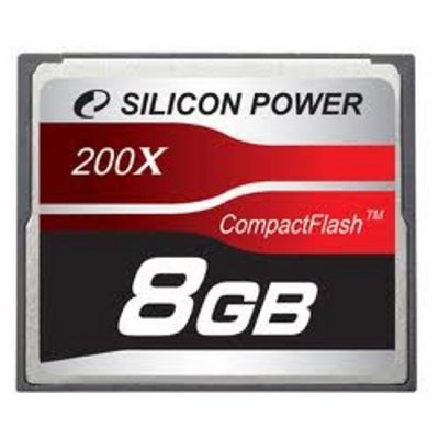 - Compact Flash 8  Silicon Power Super Speed 200x ( SP008GBCFC200V10 )