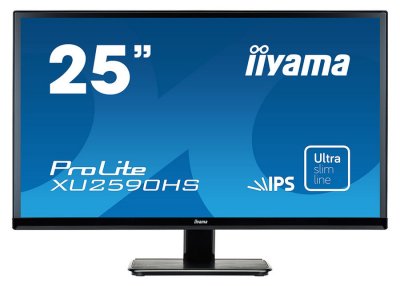 25"   IIYAMA ProLite XU2590HS-B1 (Black) (LCD, Wide, 1920x1080, D-Sub, DVI, HDMI)