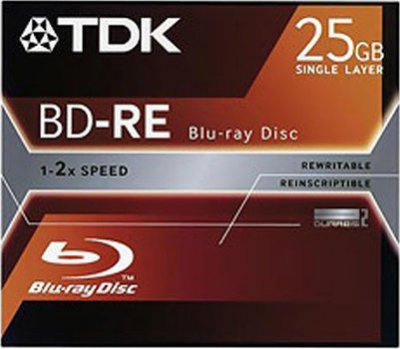   BD-RE TDK 25  2x Jewel case (5 )