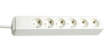  Brennenstuhl Eco-Line 6 Sockets 1.5m White 1159420015