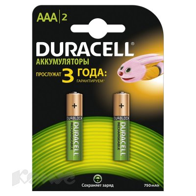  Duracell HR03-2BL 750mAh (2 .  -)