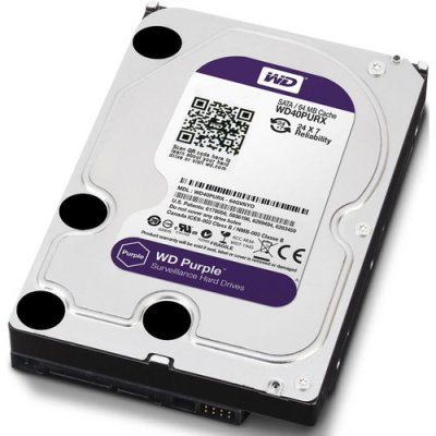   3.5" SATA3 4.0  WD Purple 7200rpm 64mb ( WD40PURX )