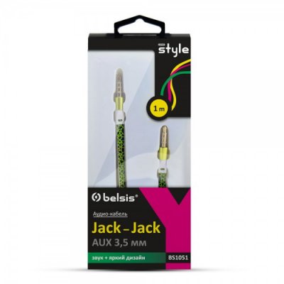   Belsis BS1051 3.5 Jack (M) - 3.5 Jack (M), , , , 1 