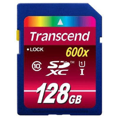 - SDXC 128  Transcend 600x, Class 10 UHS-1 ( TS128GSDXC10U1 )