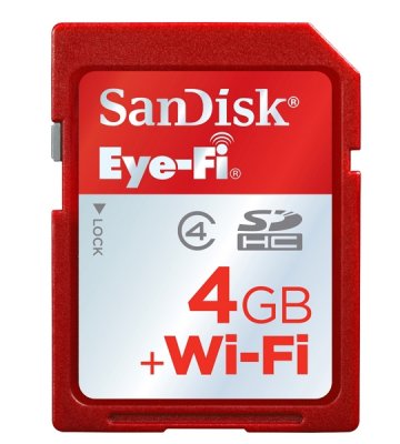   4Gb Sandisk Eye-Fi - Secure Digital HC Class 4 c   WiFi  SDSDWIFI-004