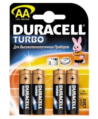  AA - Duracell Turbo LR6-MN1500 / MX-1500 MAX LR6-BC3+1Turbo (4 )