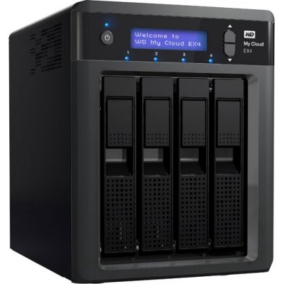 Western Digital WDBWWD0000NBK-EEUE  RAID- My Cloud EX4 0TB (4*HDD SATA 3.5" RAID 0/