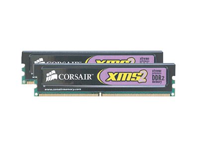   4096Mb (2x2048Mb) PC2-6400 800MHz DDR2 DIMM Corsair XMS2 [TWIN2X4096-6400C4DHX] BOX