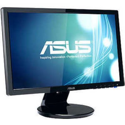  19" Asus VE198T Glossy-Black TN LED 5ms 16:10 DVI M/M 10M:1 250cd