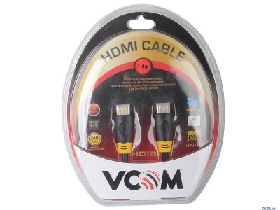  HDMI (M) -) HDMI (M), VCOM (VHD6020-1.8MB), 1.8m, V1.3,  , 2 