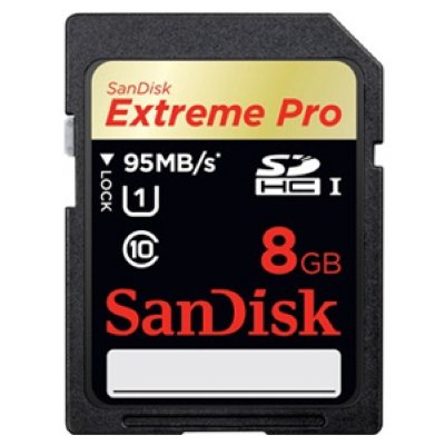   SANDISK Extreme Pro SDHC UHS Class 1 95MB/s 8GB