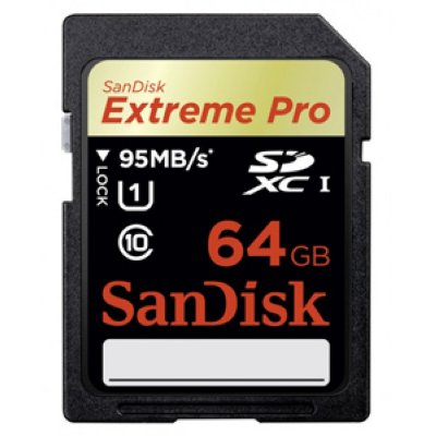   Sandisk Extreme Pro SDXC UHS Class 10 95MB/s 64GB