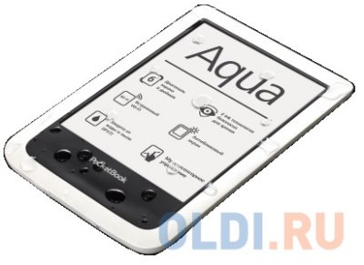   PocketBook Aqua 640 6" white E-Ink Pearl 600x800 capacitive touch 1.0Ghz 256Mb/4Gb