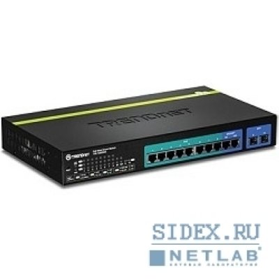      TRENDNet TPE-1020WS 10-port Gigabit Web Smart PoE+ Switch