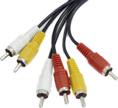 5bites  Jack3.5-M --) 2RCA-M (5 )(AC35J2R-050M)