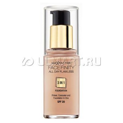    Max Factor  A3  1, SPF 20 "Facefinity All Day Flawless",  40 (l