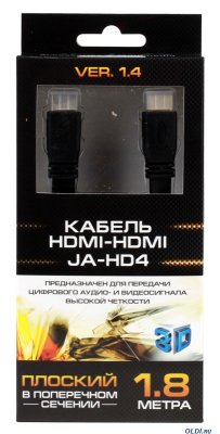  HDMI-HDMI, 1.8m, Jet.A JA-HD4 v1.4