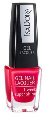 Isa Dora    "Gel Nail Lacquer", ,  224 Scarlet Red, 6 