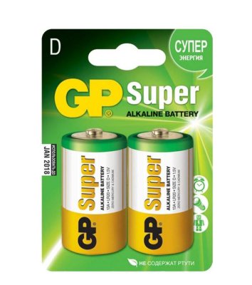  GP Super alkaline 1604A (6LR61) (9V) 1  0.55Ah size E 