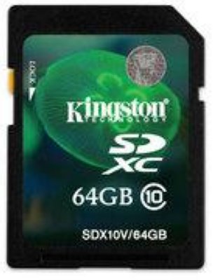  Micro SecureDigital 64Gb Kingston SDXC class 10 (SDCX10 / 64GBSP)