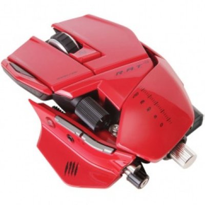 SAITEK  MAD CATZ M.M.O.7, 6400dpi, 2013 Gloss Red (MCB437130013/04/1)