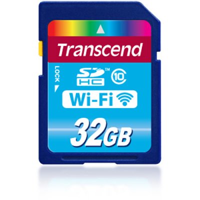   32Gb - Transcend - Secure Digital HC Class 10   WiFi  TS32GWSDHC10 (