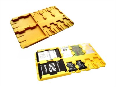  REFI Holder SD / microSD / SIM Yellow