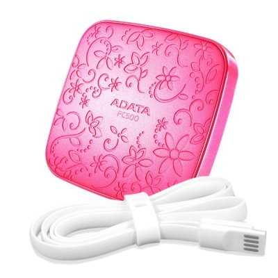  A-Data Choice PC500 Power Bank 5000mAh Pink APC500-5000M-5V-CPK