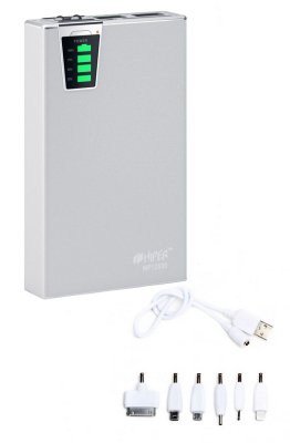  HIPER Power Bank  iPhone/iPad MP12500 Silver, 12500 , 