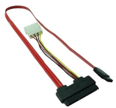   Greenconnect SATA 22pin/Molex 4pin/7pin 0.5m GC-ST301