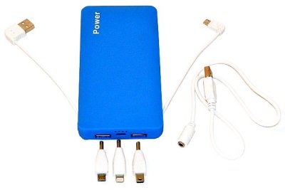  KS-is Power Bank KS-240 Blue (2xUSB 2.1A, 9800mAh, 3 , Li-lon)