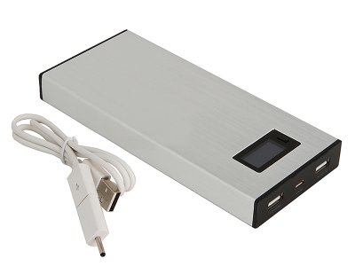  Ross&Moor PB-MS010 (Silver) (2xUSB 2.1A, 12000mAh, Li-Pol)