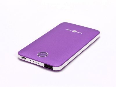  Ross&Moor PB04Slim (Purple) (USB 1A, 4000mAh, Li-Pol)